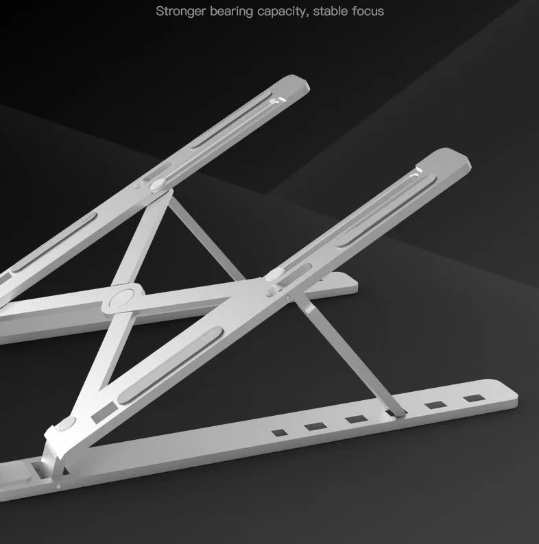 

Aluminum alloy notebook tablet computer bracket folding desktop lifting receiving adjustment bracket