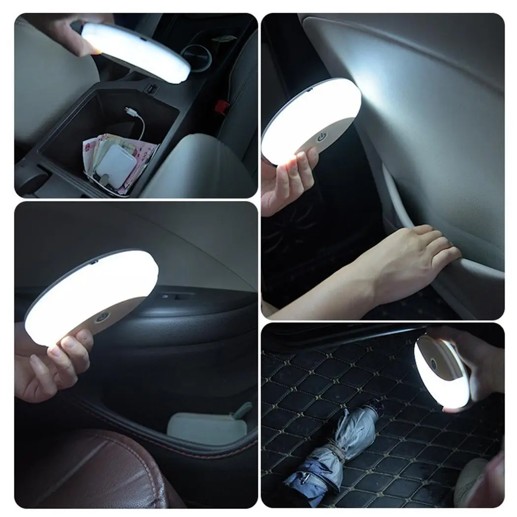 Rechargeable LED Light Car Roof Ceiling Reading Lighting 320mAh Home, Car, etc Lamp 4-5 Hours Magnetic 4 Hours