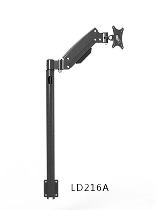 Heavy Duty 1"-27" ЖК-дисплей монитор напольная подставка диван боковая фиксированная ТВ Крепление Держатель для монитора компьютера газ пружинный рычаг LD216A загрузка 10kgs - Цвет: LD216A Side Mount