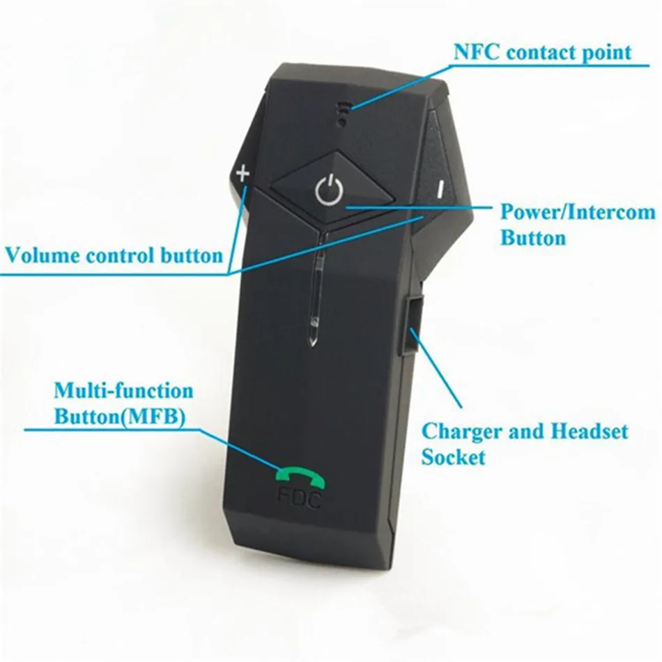 Bluetooth гарнитура для велошлема Freedconn беспроводная рация с дистанционным