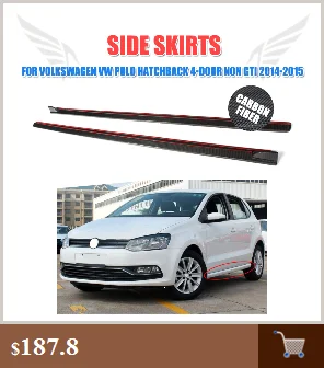 Карбоновый задний спойлер на крыло, крышу для Volkswagen VW POLO Хэтчбек 2013- оконный спойлер