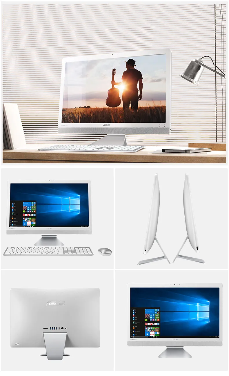 18 5 21 23 27 дюймов белый настольный компьютер моноблок компьютер|desktop computers|desktop computers