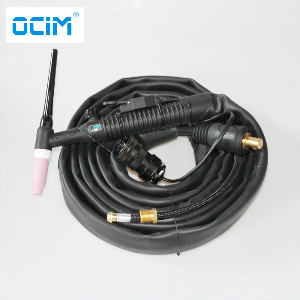 WP26FV Tig Сварочные горелки Coverd 4 м 14 PIN 35-70 разъем