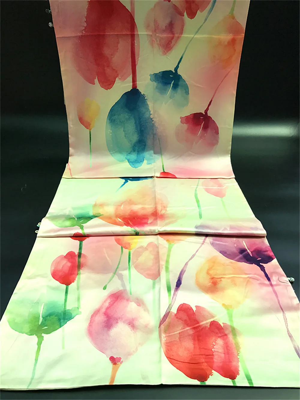 

172x50cm SILK Lycra FABRIC 30%Natural Silk+70%Lycra Fashion Fabrics Dress Silk Print Fabric HF33