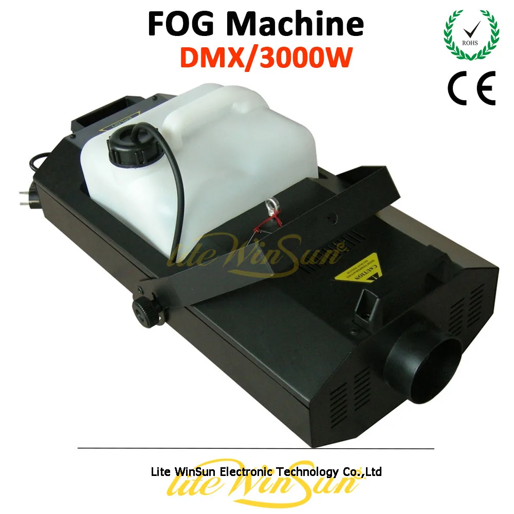 Freeship DMX 3000W Fog Smoke Machine DJ Fogger Disco Effect | Лампы и освещение