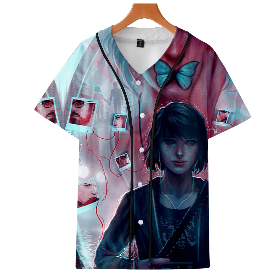 Женская/мужская бейсбольная футболка life is strange 2 модная повседневная с короткими