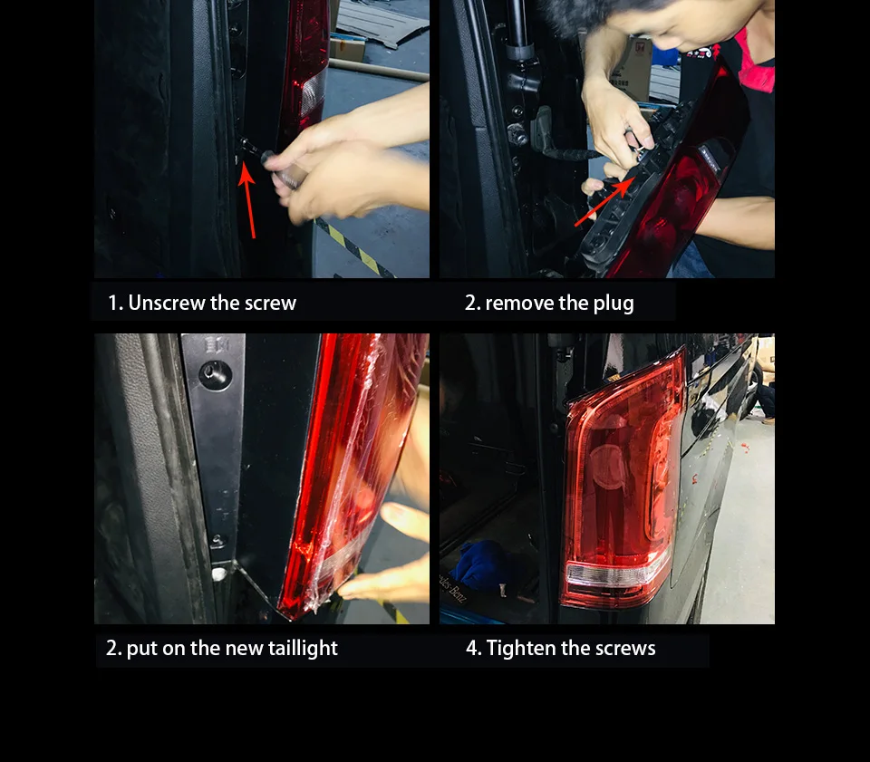 AKD Тюнинг автомобилей задние фонари для Mercedes-Benz VITO V250 V260 V260L задние фонари светодиодный DRL ходовые огни Противотуманные фары Задний парк