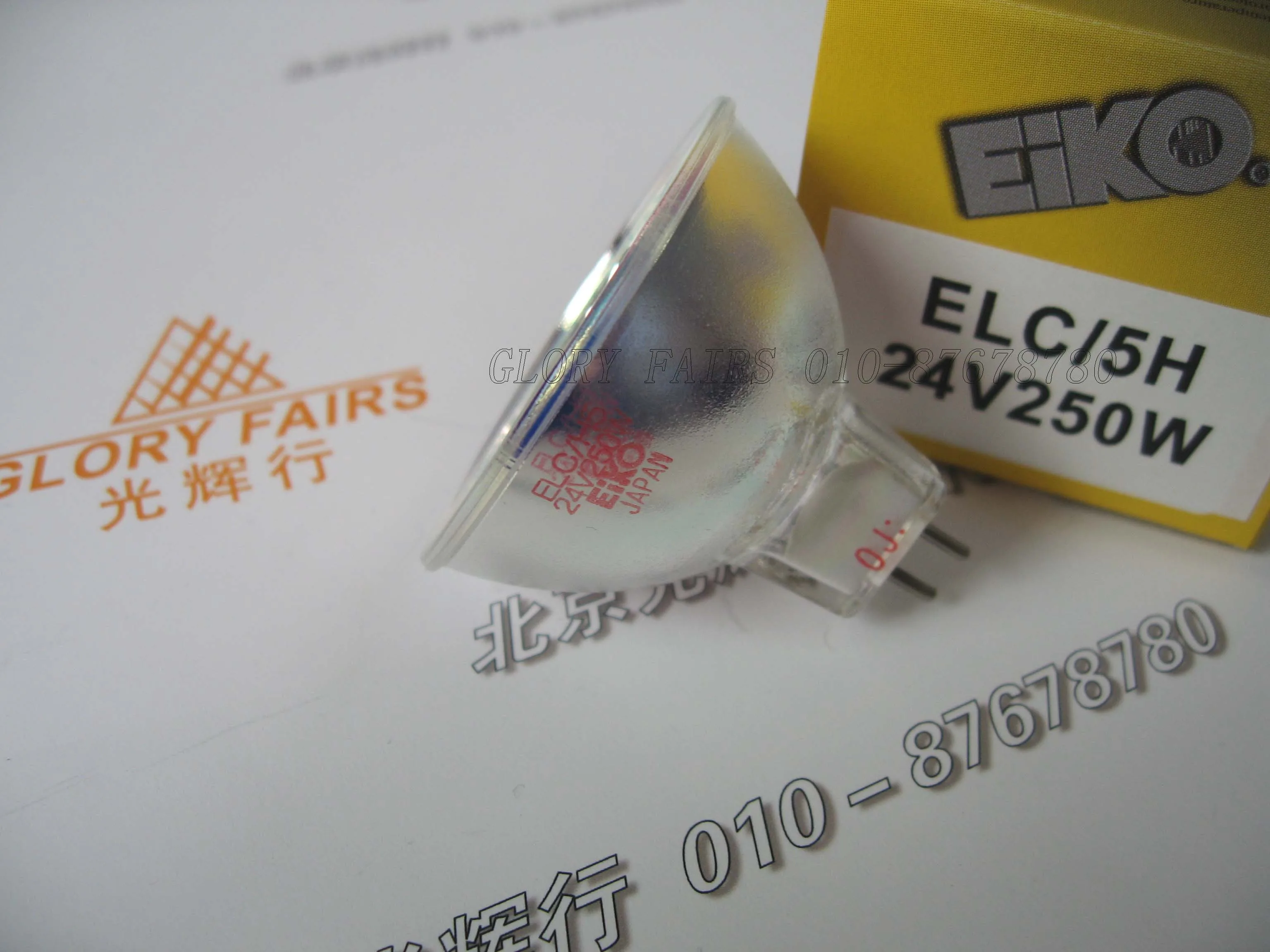 Прожекторная лампа EIKO (WIKO) ELC/H5 24V250W 500 часов AV/PHOTO lamp AOI SMT PCB Camteck semiconductor ELC/5 H 24V 250W |