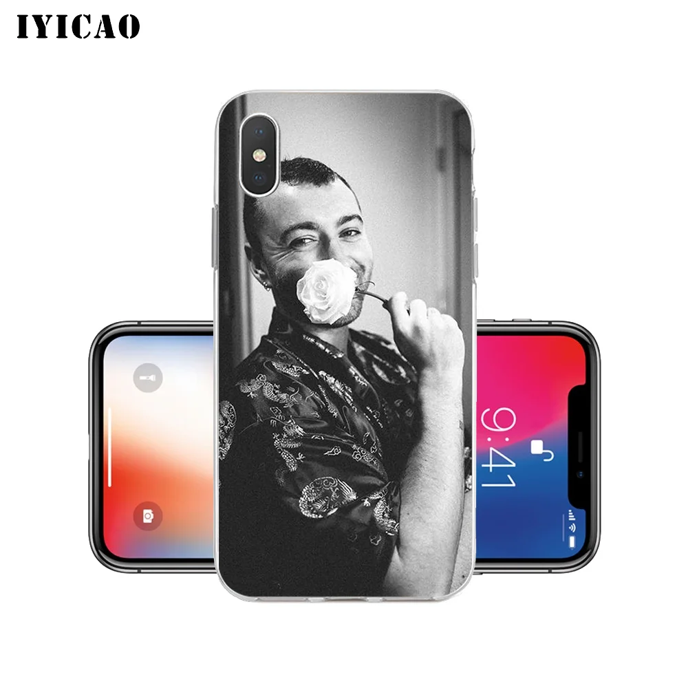 IYICAO Sam Smith Мягкий силиконовый чехол для телефона iPhone X XR XS MAX 6 6s 7 8 Plus 5 5S SE TPU |