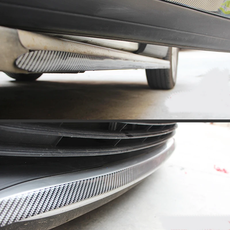 DIY углеродное волокно для автомобиля Накладка на порог панель ступенчатая защита