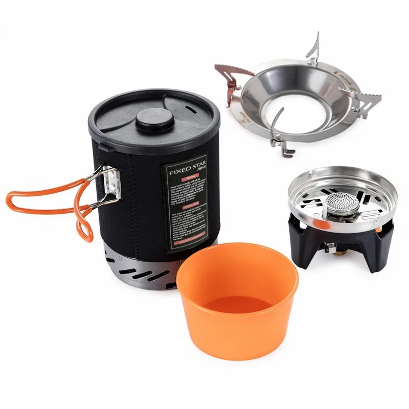 With Pot Stand Fire Maple Исправлена звезда 1 личный Пособия по кулинарии Системы открытый Пеший туризм туристическое снаряжение печь - Цвет: With Pot Stand