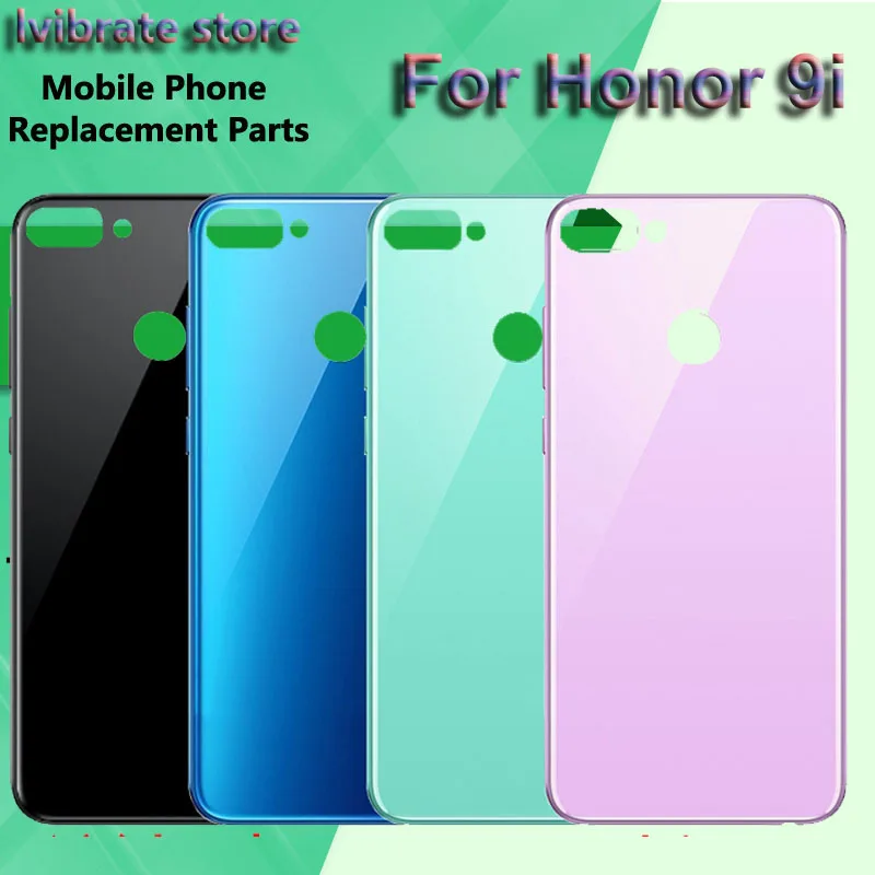 

Honor 9i новая стеклянная задняя крышка батарейного отсека Корпус для Huawei Honor 9i LLD-AL20 Крышка батарейного отсека мобильный телефон замена