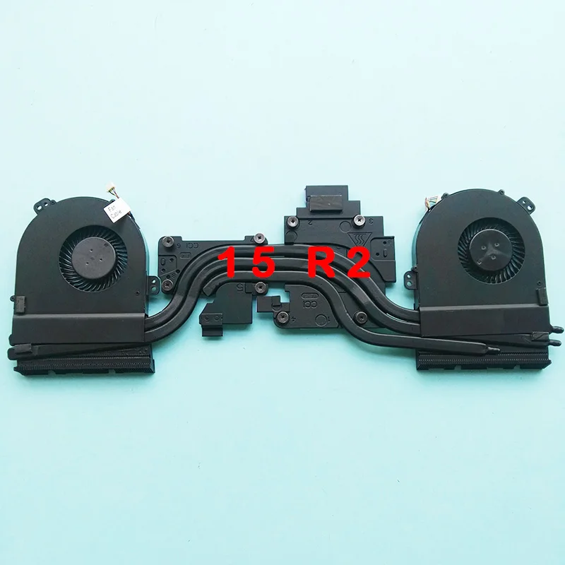 Вентилятор радиатора для DELL Alienware 15 17 R1 R2 R3 cpu GPU Вентилятор Кулер 09634N 9634N 0KXWM8 KXWM8 - Blade Color: 15 R2 Heatsink fan