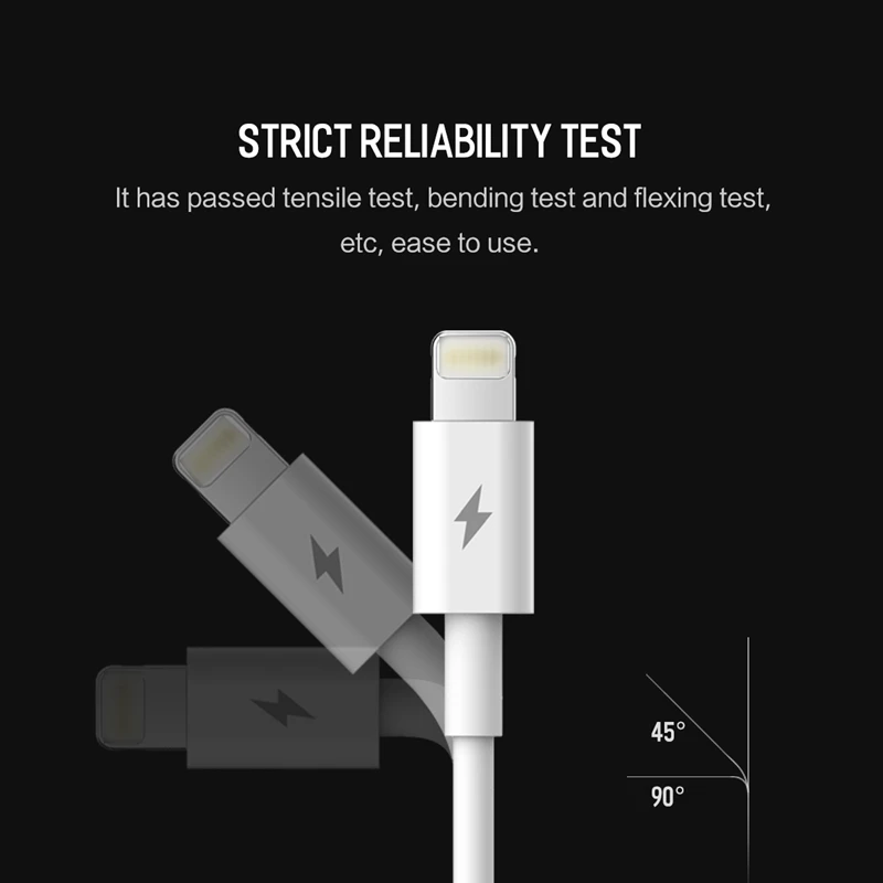 Usb type C для кабеля Lightning ROCK PD Быстрая зарядка 15 Вт usb кабель синхронизации данных