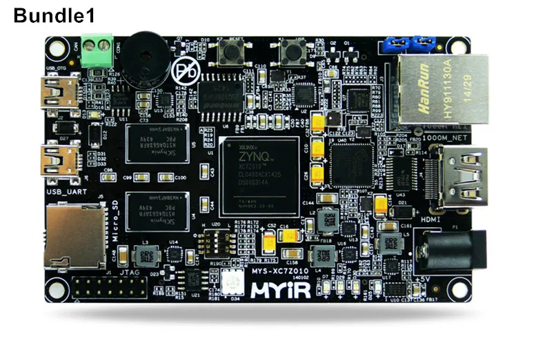 Bundle1 ARM Cortex A9+ XILINX ZYNQ-7010 FPGA макетная плата Xilinx XC7Z010 интерфейсная плата Монтажная плата демонстрационная плата - Цвет: Bundle1