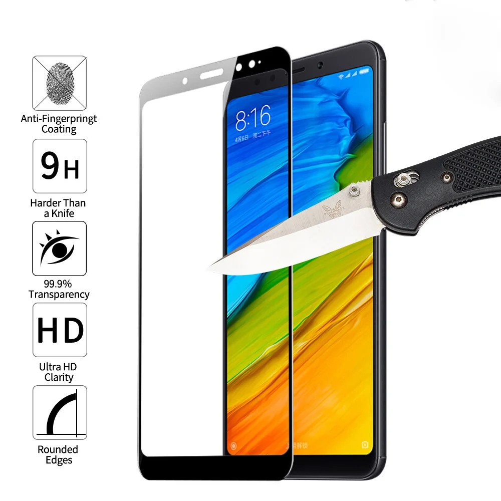 Полное покрытие Премиум Закаленное стекло для Samsung Galaxy Note 3 4 Note5 Ультра тонкое