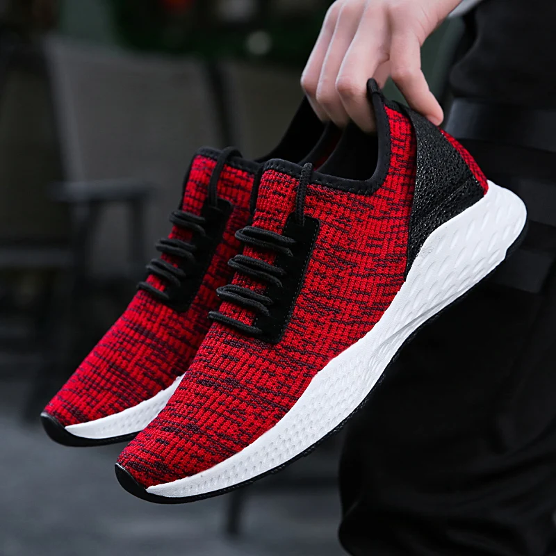 2018 ультралегкие кроссовки для мужчин летние дышащие женские атлетические туфли