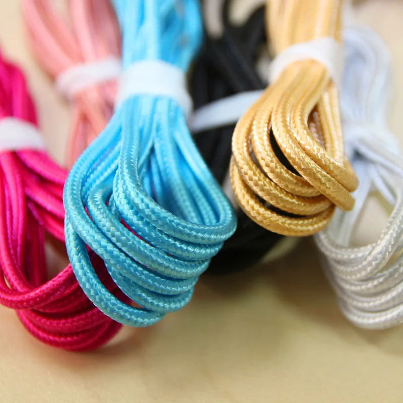 

Car Charging High Quantity Nylon Braid Anti-knotted USB Cable For Samsung Huawei Xiaomi Android iPhone 1.5m Quick Charge Wire