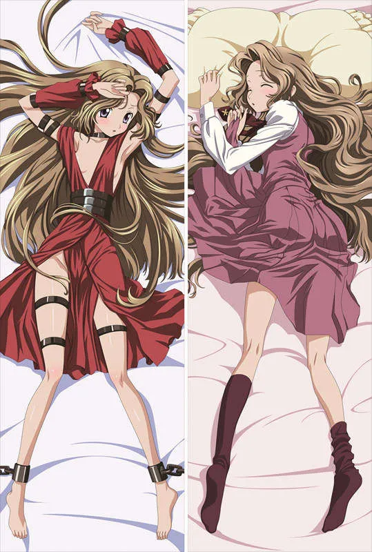 Код geass аниме персонажи nunnally Lelouch Lamperouge& c. Декоративная наволочка для подушки для тела наволочка