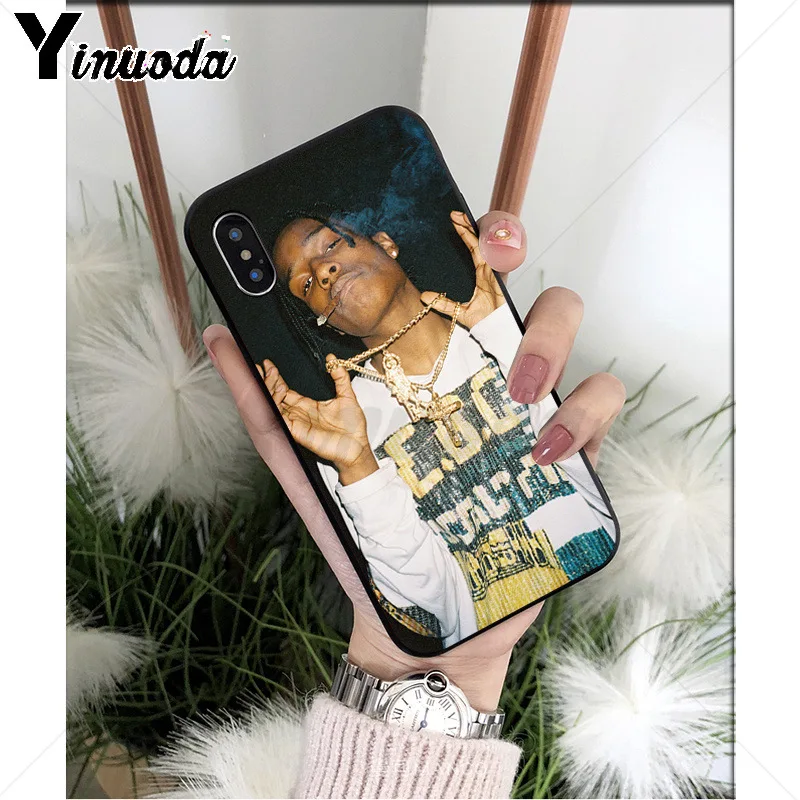 A12 Yinuoda ASAP Rocky Rapper высококачественный чехол для телефона для iPhone 5 5Sx 6 7 7plus 8 8Plus X XS MAX XR - Цвет: A12
