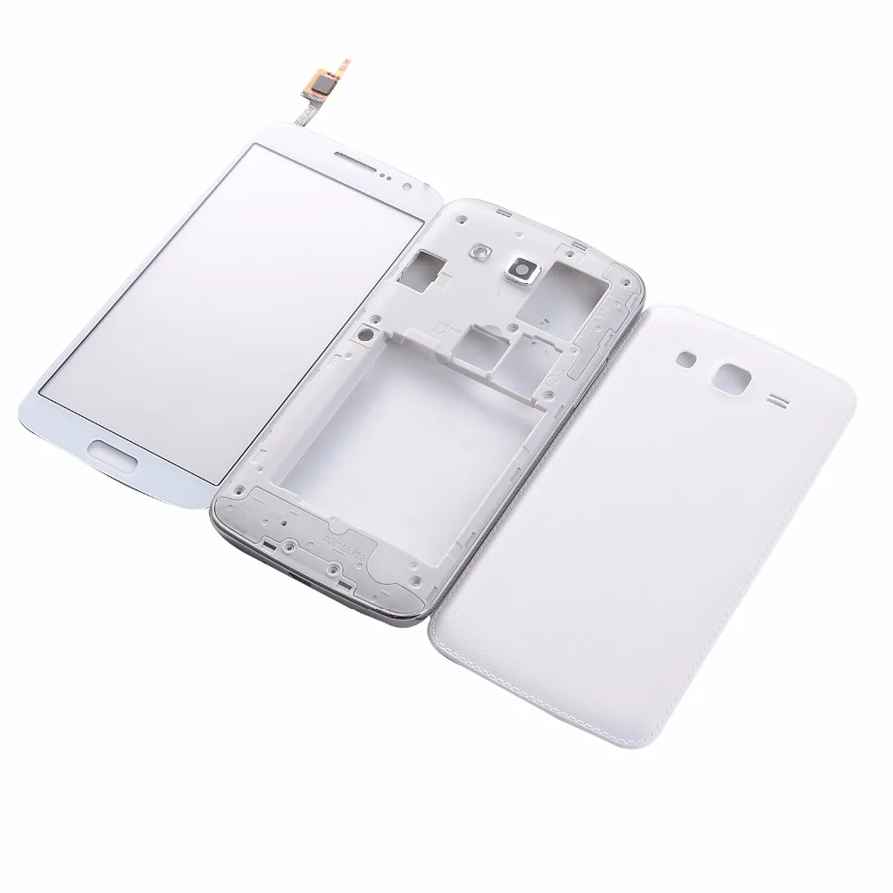 For Samsung Galaxy Grand 2 II Duos G7102 G7106 Full Housing Middle frame Battery Back Cover+Touch Screen Digitizer Glass