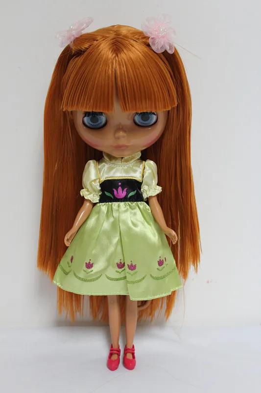 Blygirl Blyth кукла шоколадная челка прямые волосы черная кожа обычное тело 7 суставов
