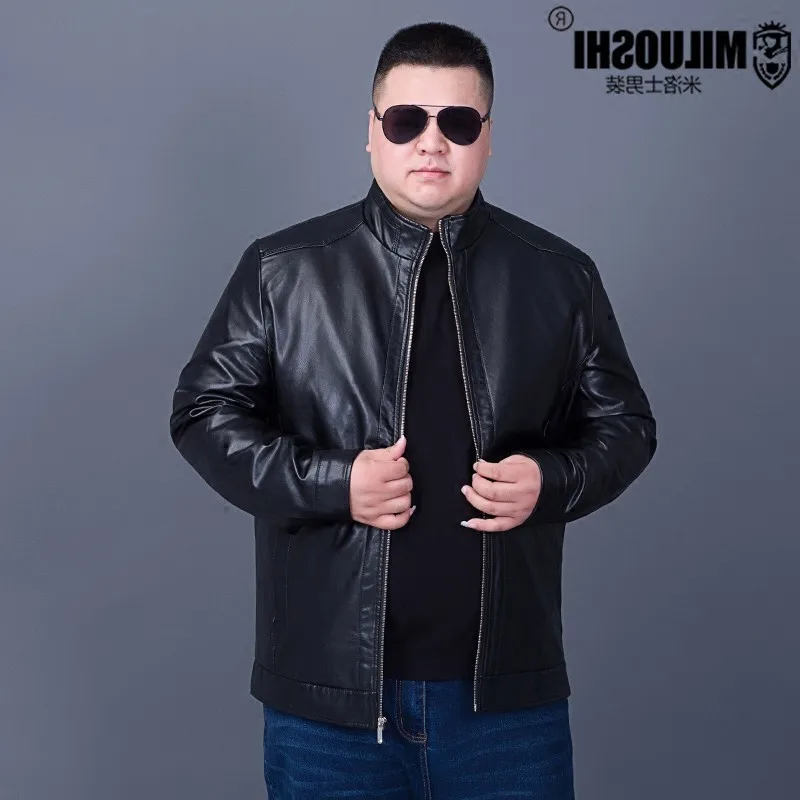 Мужские кожаные мотоциклетные куртки размера плюс 8XL7XL, мужская кожаная куртка, jaqueta de couro masculina, мужские кожаные куртки, мужские пальто