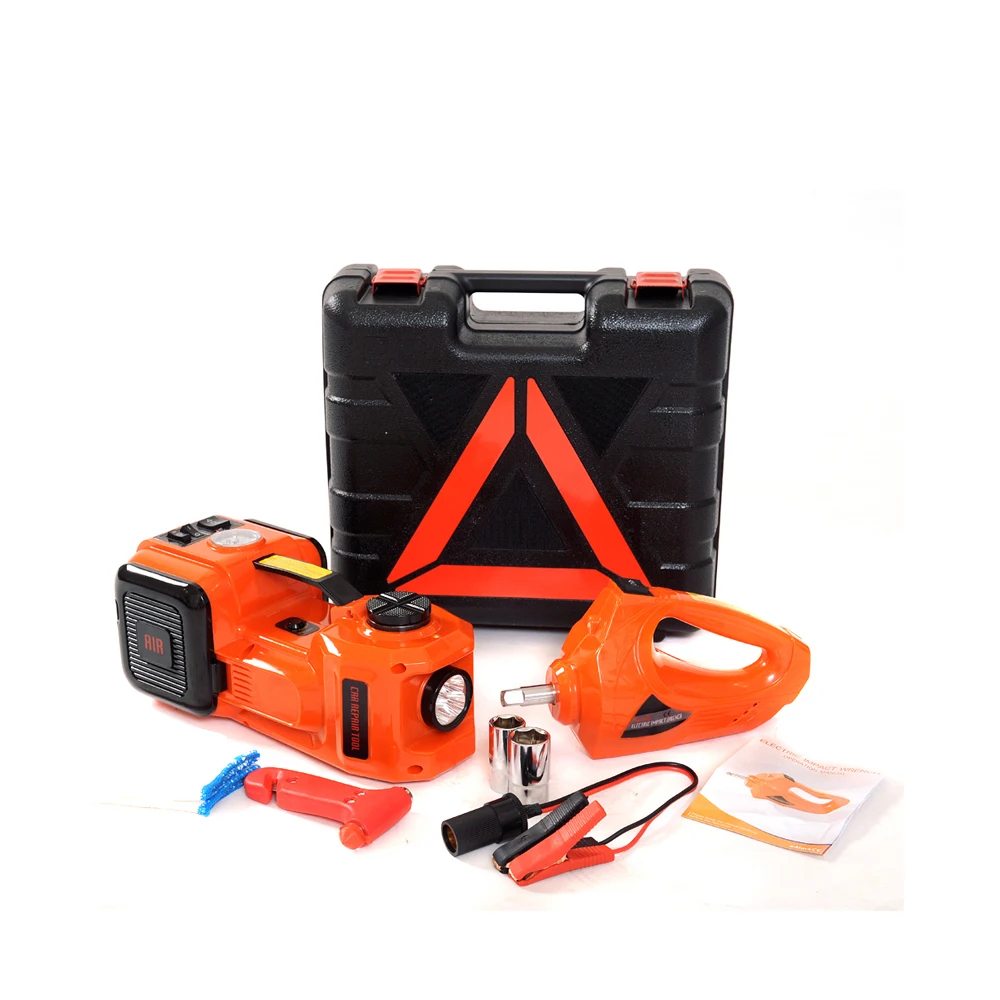 Car Electric Jack Air Pump Auto Wrench Set |