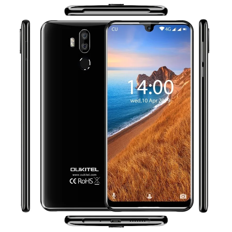 OUKITEL K9 водонепроницаемый 7 12 "FHD + 1080*2244 16MP 2MP/8MP смартфон 4 Гб 64 Face ID 6000 мАч 5В/6A