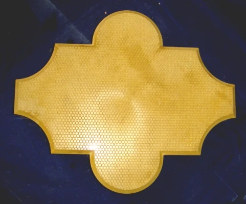 Твердые формы из АБС-пластика для тротуарной плитки бетонный клевер различный