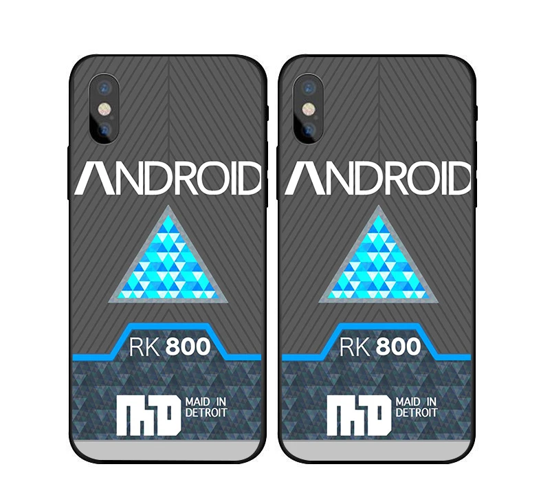 Чехол для телефона с Android RK900 Connor для iPhone X, 8, 6 s, 7 Plus, 5S, Detroit, чехол для samsung s8, s9 plus, S6, S7 Edge - Цвет: 18319
