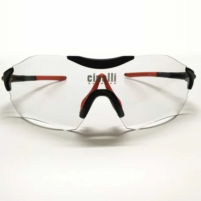 Black Naga siren CINALLI C-098 Photochromic Sunglasses Cycling Racing Googles Protective TR90 Frame Eyewear Light Outdoor Sports Glass - Цвет: Black