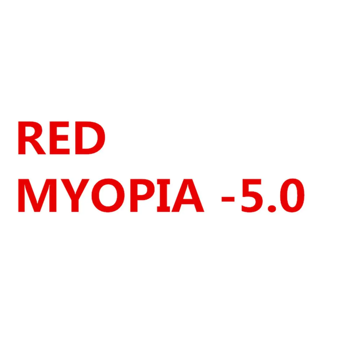 Red Myopia 500 Оптические силиконовые очки для близорукости по рецепту, Профессиональная Большая оправа, очки для плавания, профессиональные диоптрийные очки для плавания в бассейне - Цвет: Red Myopia 500