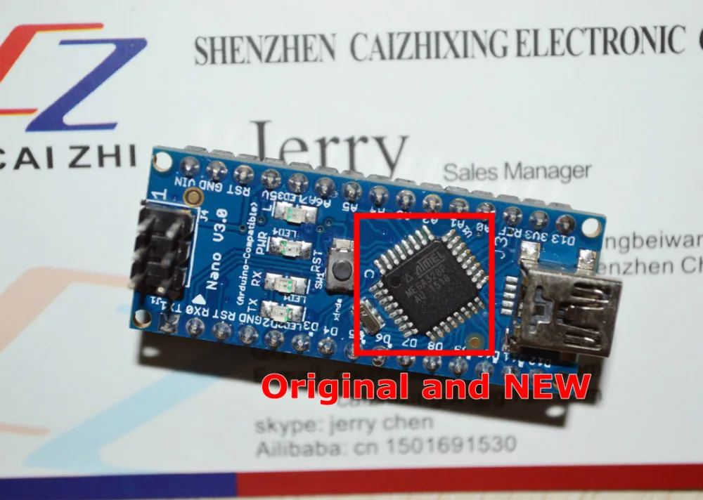 SUQ для Arduino Nano V3.0 контроллер ATMEGA328P ATMEGA328 оригинальный FT232RL + USB кабель | Электронные