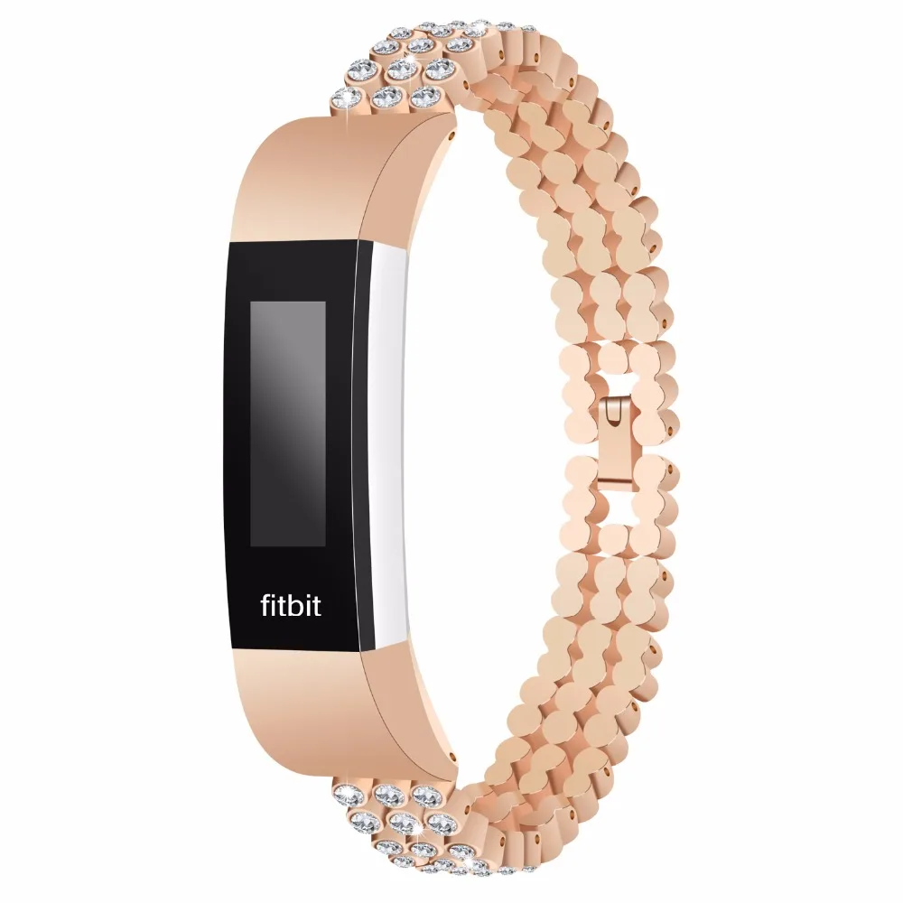 Для Fitbit Alta HR и полосы Нержавеющая сталь Напульсники/ювелирные изделия Браслет/браслет/сменные ремешки/аксессуары