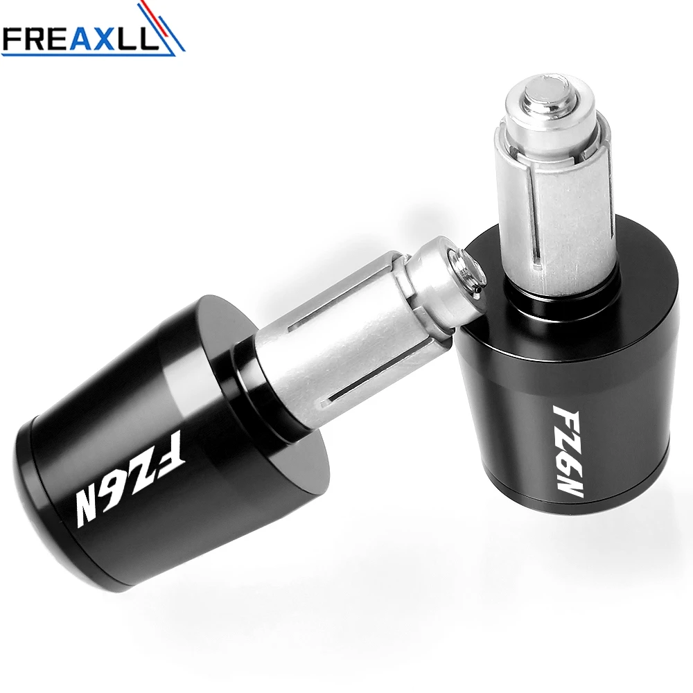 Black 7/8 ''22mm для Yamaha FZ6N FZ6 N 1998 1999 2000 2001 2002 2003 ЧПУ Вилки руль мотоцикла ручки Кепки заканчивается - Цвет: Black