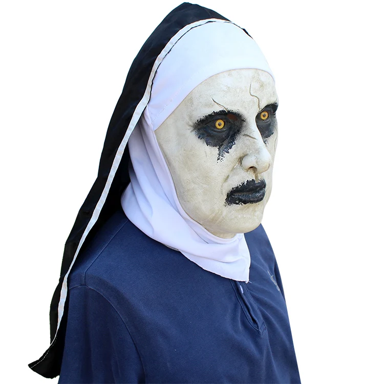 Новый фильм Nun 2018 Valak Conjuring 2 Косплей Маска латекс террор маска полное лицо