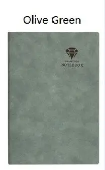 olive green B5/A5/A7 канцелярские товары винтажный кожаный Nobal синий кофе серый блокнот линия бумажный дневник записная книжка школьные офисные принадлежности - Цвет: olive green