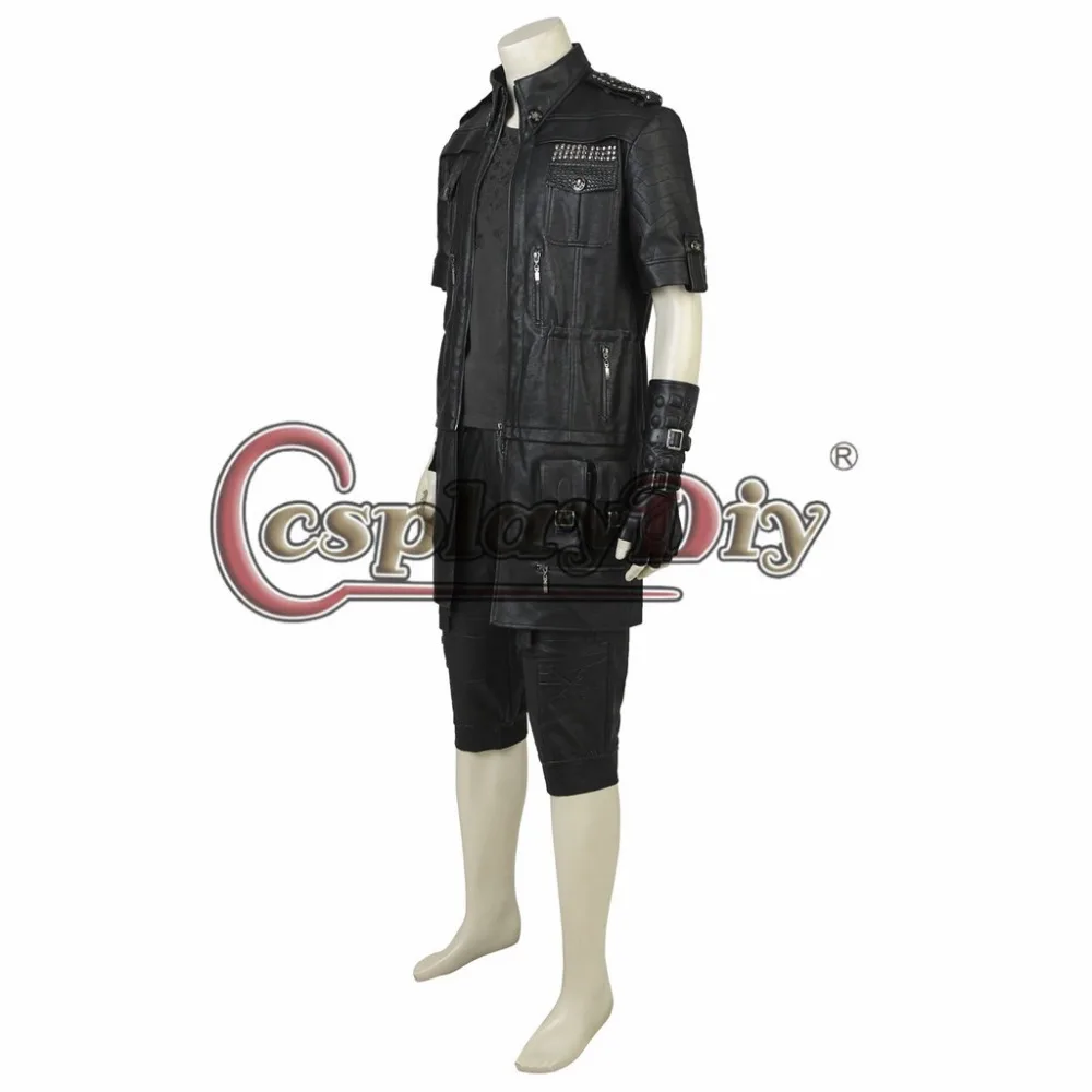 Cosplaydiy Custom Made Final Fantasy XV Noctis Lucis Caelum Cosplay Costume Adult Men Halloween Outfit With Shoes J5 | Тематическая