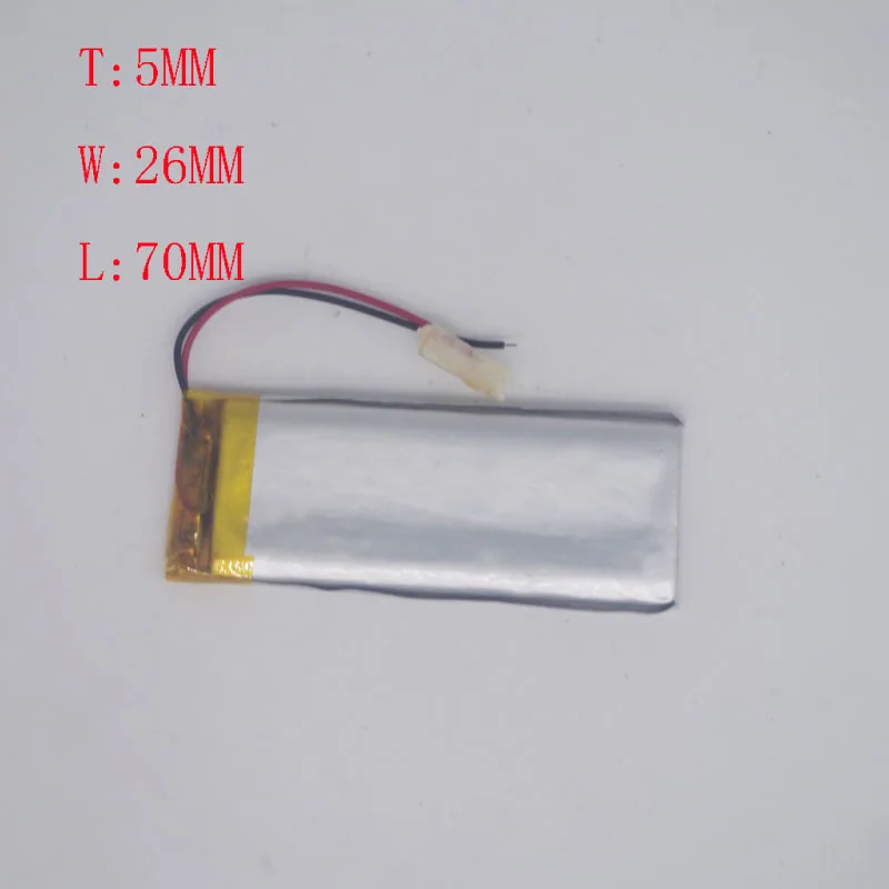 3 7 В полимерный литиевый аккумулятор 502670/5025670 с защитной платой MP3/4 Bluetooth динамик