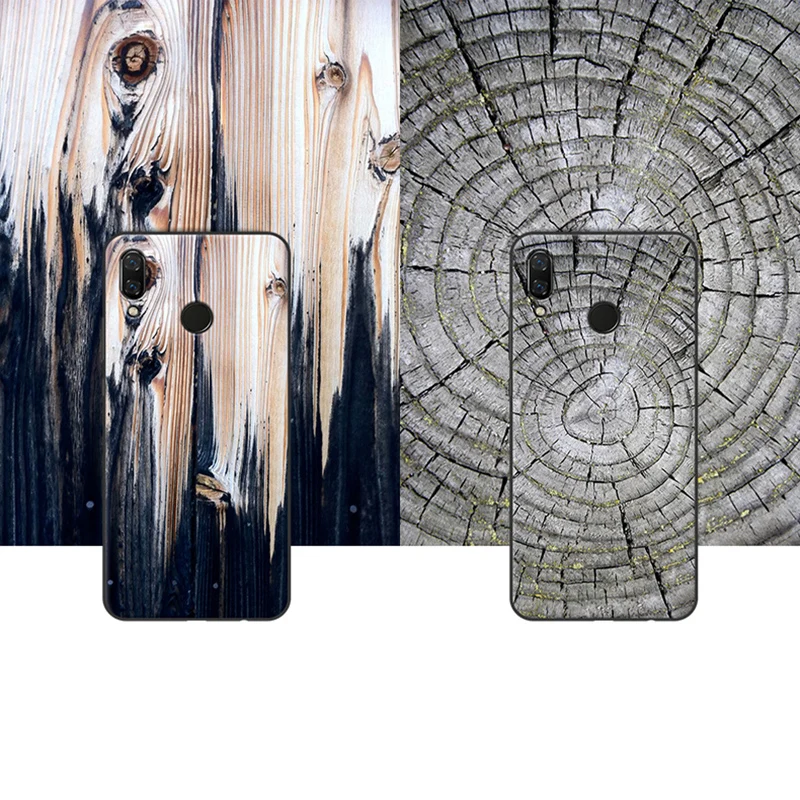 

2pcs Wood grain For Huawei Nova 3 Case Cover Soft cases For Huawei Nova3 phone Case PAR-AL00 shell back cover fundas capas