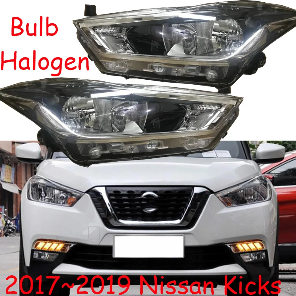 1 шт.. автомобили головной свет для Nissan пинает бампер лампа 2017 ~ 2019 фары ходовые
