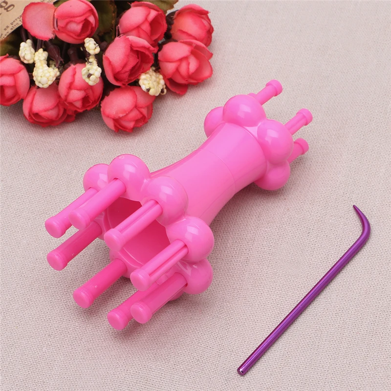 Катушка вязания крючком ткацкий станок мини вязальная Пряжа Шерстяная веревка