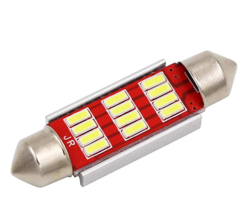 Светодиодная лампа CANBUS 12 SMD 4014 для салона автомобиля 31/36/39/41 мм В постоянного тока 1