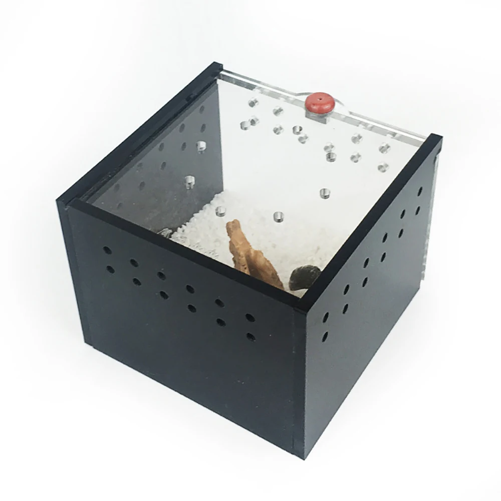 Коробка паука для рептилий лазание домашних животных хранение дворца шелкопряда