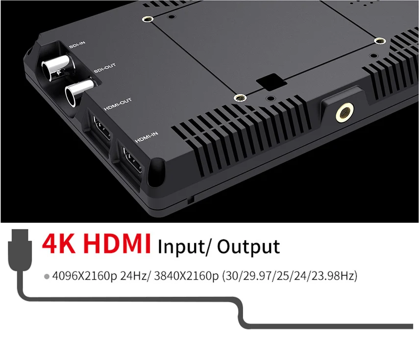 Feelworld FW279S 7 дюймов 3g SDI 4 K HDMI DSLR камера полевой монитор ультра яркий 2200nit Full HD 1920x1200 lcd ips для улицы