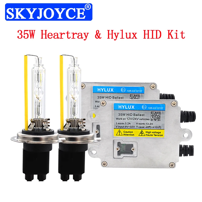 SKYJOYCE 12 В 24 35 Вт быстрый старт Hylux A2088 HID балласт Heartray ксеноновый комплект H1 H7 4500K 5500K