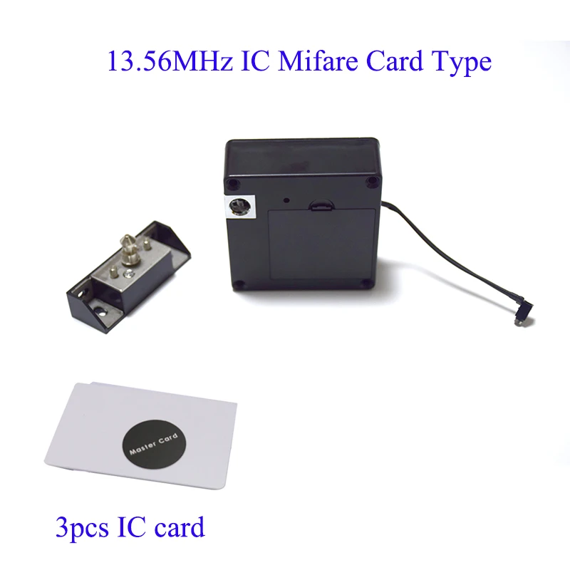 kit A IC/ID карта емкость Keyless мини замок шкафа 13,56 МГц IC карта Электрический замок шкафа Комплект для домашней безопасности используется - Цвет: kit A