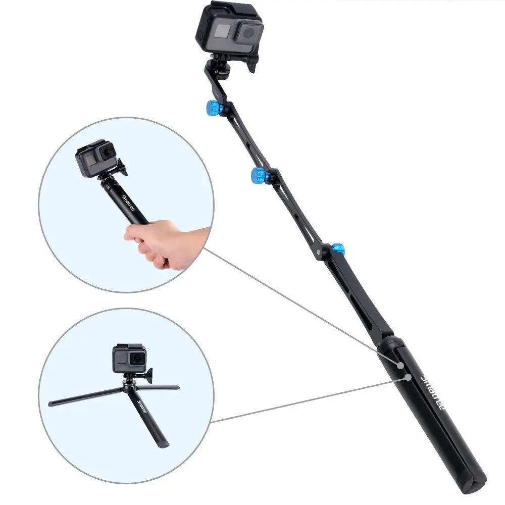Smatree X1S для DJI OSmo экшн-камер складной штатив/монопод Прочный Штатив для экшн-Камеры GoPro Hero 7/6/5/4/3+/3 сеанса камеры