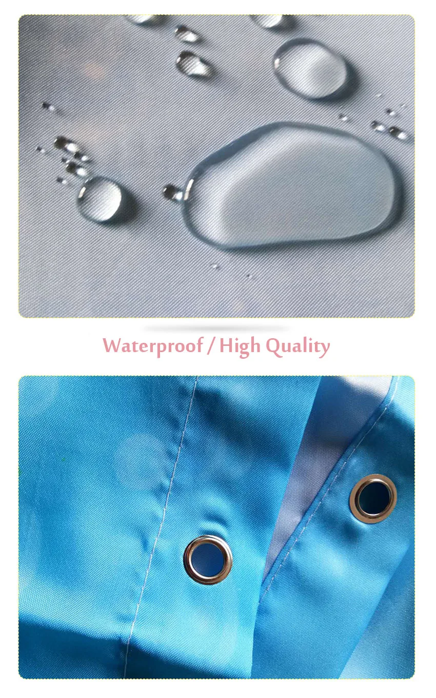 Шторы для душа в шотландскую клетку водонепроницаемые занавески с